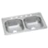 Elkay Dayton Elite Collection DSE233195 - 33 Inch Drop-In Double Bowl Stainless Steel Sink with 5 Faucet Holes