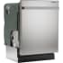 Sharp SDW6757ES - 24 Inch Fully Integrated Dishwasher Right Angle