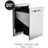 XO XOG20TRASH2 - 20 Inch Pro-Grade Luxury Trash Roll Out Drawer