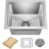 Kraus Fairlane KWU63115 - 15 Inch Undermount Workstation Single Bowl Kitchen Sink