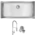 Elkay Crosstown Collection ECTRU35179TFCC - 18 1/2 Inch Single Bowl Undermount Sink
