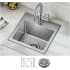 Kraus KHT63115 - 15 Inch Drop In/ Top Mount Single Bowl Kitchen Sink