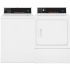 Speed Queen SPWADRGW01115T1 - Side-by-Side Washer &amp; Dryer Set with Top Load Washer &amp; Gas Dryer in White