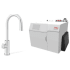 Zip ARCPLUSBC240VBR - HydroTap Boiling, Chilled for Large Commercial - Base Module with Arc Plus Tap - Brushed Chrome