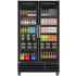Koolmore KMMDR2GD35CNLBK - 47 Inch Freestanding Two Door Commercial Display Merchandiser Refrigerator