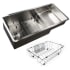 Nantucket Sinks Great Point Collection STEPPE3918 - 39 Inch Undermount Stainless Steel Kitchen Sink