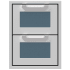Hestan AGCP16DRGG - Color Panels for 16 Inch Double Drawers: Dark Gray/Pacific Fog
