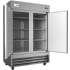 Koolmore RIF2DSS - Commercial 54 Inch Freestanding Upright Freezer 6 Wire Shelves