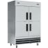 Koolmore RIF2DSSHD - Commercial 54 Inch Freestanding Upright Freezer Bottom Mounted Compressor