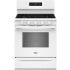 Whirlpool WFGS5730SW - 30 Inch Freestanding Gas Range with 5 Sealed Burners