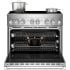 JennAir NOIR™ JPIFC736RM - 36 Inch Freestanding Professional Induction Smart Range in Opened View