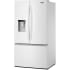 Whirlpool WRFF3736SW - 36 Inch Freestanding French Door Refrigerator Angle View