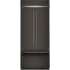 KitchenAid KBFN536SBE - 36 Inch Built-In French Door Bottom Mount Refrigerator with 20.8 cu. ft. Total Capacity