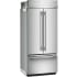 KitchenAid KBFN536SPS - 36 Inch Built-In French Door Bottom Mount Refrigerator with 20.8 cu. ft. Total Capacity