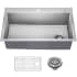Kraus KHT64033 - 33 Inch Drop In/ Top Mount Kitchen Sink