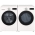 LG LGWADREHAA5800 - Side-by-Side Washer &amp; Dryer Set with Front Load Washer &amp; Electric Dryer in Alpine White