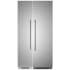 Bertazzoni Heritage Series BERTREFFRHER24SS3 - Bertazzoni Side-by-Side Refrigerator Freezer Column Set