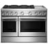 KitchenAid Commercial-Style KFDD948SSS - 48 Freestanding Dual Fuel Range with 6 Sealed Burners