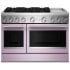 KitchenAid Commercial-Style KFDD948SWF - 48 Freestanding Dual Fuel Range with 6 Sealed Burners