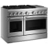 KitchenAid Commercial-Style KFDD948SSS - 48 Freestanding Dual Fuel Range with 6 Sealed Burners