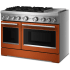 KitchenAid Commercial-Style KFDD948SSC - 48 Freestanding Dual Fuel Range with 6 Sealed Burners