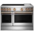 KitchenAid KFID948SSS - 48-Inch 6-Element Induction Freestanding Commercial-Style Range with Griddle