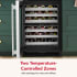 KitchenAid KUWL324SSB - 24" Undercounter Wine Cellar with Full-Extension Metal-Front Racks