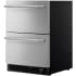 KitchenAid KUCT524SSB - 24 Inch Undercounter Double-Drawer Refrigerator/Freezer