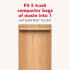 KitchenAid KTTP515TPA - 15 Inch Built-In Trash Compactor with 1.4 cu. ft. Capacity