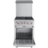 Koolmore KMCR24NG - 24 Inch Commercial Range with 4 Open-Top Burners