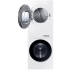 Samsung BESPOKE WH46DBH100EW - Bespoke 4.6 cu. ft. Large Capacity Single Unit AI Laundry Hub™ Washer with Steam Wash and 7.6 cu. ft. Electric Dryer in White