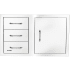 Bull 25920 - 38-Inch Stainless Steel 3 Drawer Door Combo