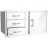 Bull 25920 - 38-Inch Stainless Steel 3 Drawer Door Combo