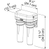 Franke FRCNSTRDUO1 - Filtration Double Canister with FRC06 and FRC09