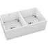 Elkay SWUF32189WHC - Equal Double Bowl Farmhouse Sink Kit