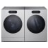 LG LGWADRES9001 - Side-by-Side Front Load Washer and Electric Dryer Set in Platinum