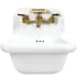 Nantucket Sinks NSVC16WWSBFCT - 16 Inch Wall Mount Bathroom Sink
