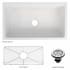 ZLINE Turin FRC5117WH30 - 30 Inch Single Bowl Kitchen Sink