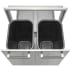 Coyote C3TC - 26 Inch Dual Pull Out Trash and Recycling Bin
