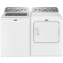 Maytag MGWADREPW5435 - Side-by-Side Washer &amp; Dryer Set with Top Load Washer and Electric Dryer in White