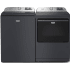 Maytag MGWADRGRF7200 - Side-by-Side Washer &amp; Dryer Set with Top Load Washer and Gas Dryer in Midnight Steel