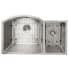ZLINE Cortina SC70D33 - 33 Inch Undermount Double Basin Stainless Steel Kitchen Sink
