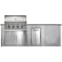 Haven Outdoor HCOY96PANHGR - 8 Foot Outdoor Kitchen Island