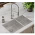 Elkay ECTRU32179RTFCC - 18 1/2 60/40 Double Bowl Undermount Sink &amp; Faucet Kit