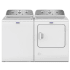 Maytag MGWADRESW4205 - Side-by-Side Washer &amp; Dryer Set with Top Load Washer and Electric Dryer in White