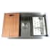 Nantucket Sinks Pro Series SRPS2281816 - 28 Inch Pro Series Prep-Station Single Bowl Undermount Stainless Steel Kitchen Sink with Included Accessories