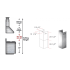 ZLINE 2PCEXT8654ST - Chimney Extension in Stainless Steel
