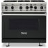 Viking 5 Series VGIC53626BANLP - 36 Inch Open Burner Liquid Propane Range