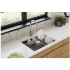 Elkay Crosstown Collection ECTRU24169RTWC - 18-1/2" x 9" Single Bowl Undermount Sink Kit