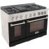 Kucht Professional KFXX Series KFX4800XLPBK - 48 Inch Freestanding Professional Gas Range